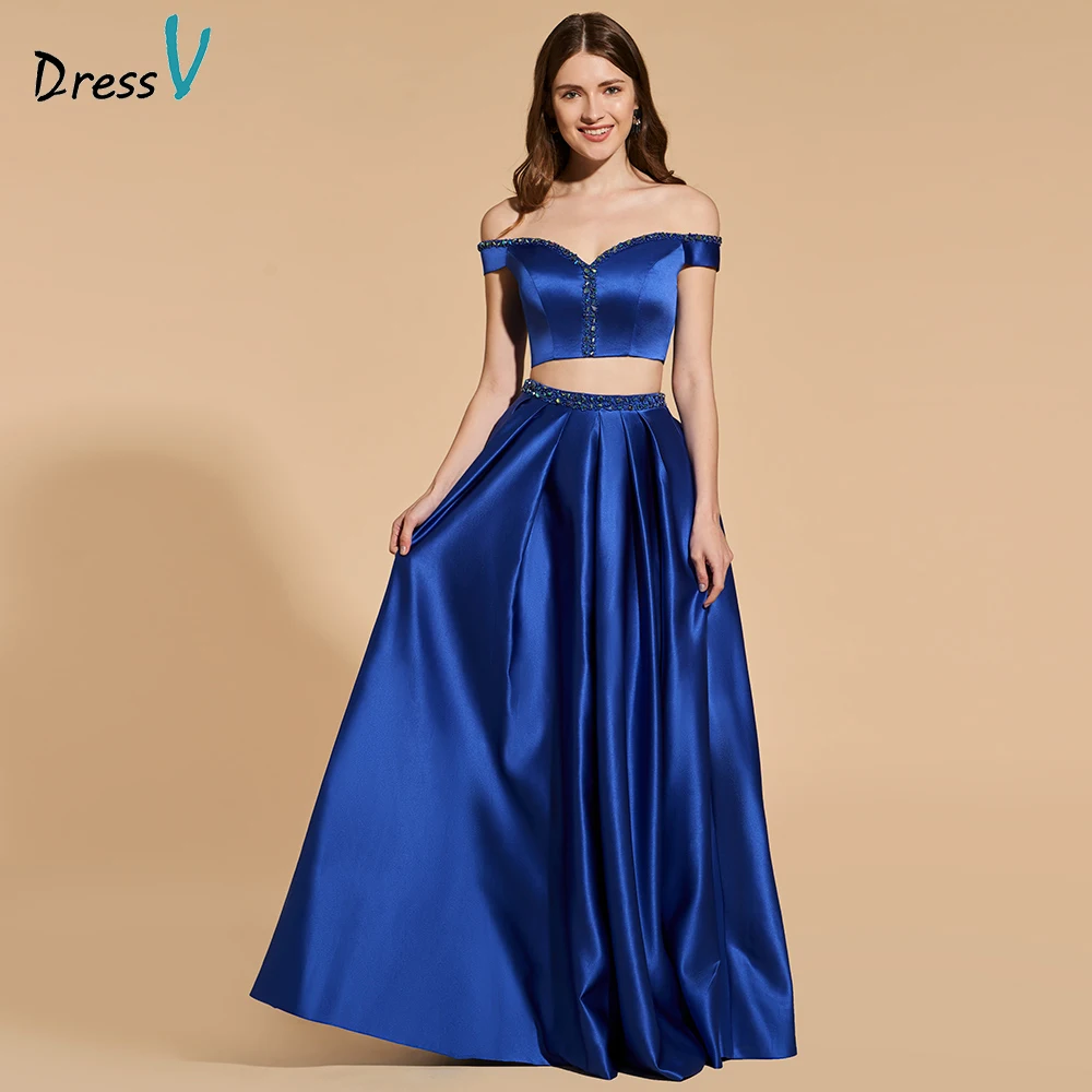 Платье с длинным рукавом Dressv темно синее платье бусинами кроп топ высокой талией