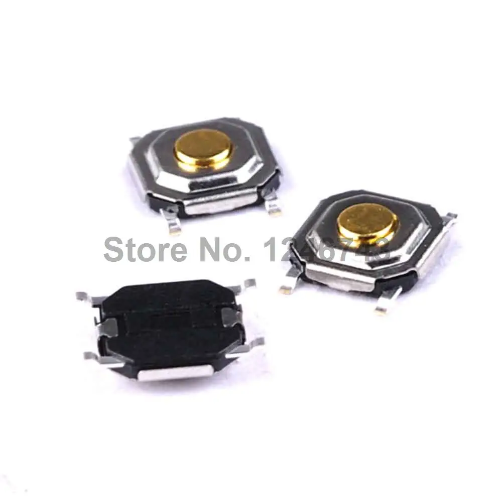 100 шт. 4*4*1 5 мм 4x4x1 SMD кнопочный переключатель микропереключатель тактовый