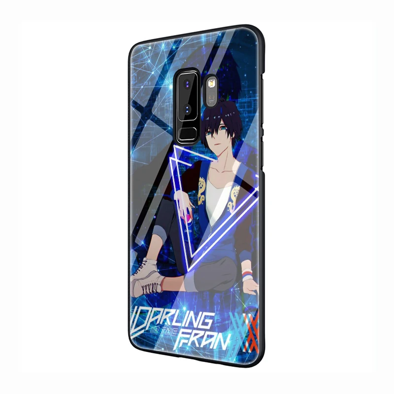 G4 Darling в Franxx закаленное Стекло мягкий чехол для телефона для samsung Galaxy S7 край S8 S9 S10 Note 8, 9, 10, плюс A10 20 30 40 50 60 70 - Цвет: G4