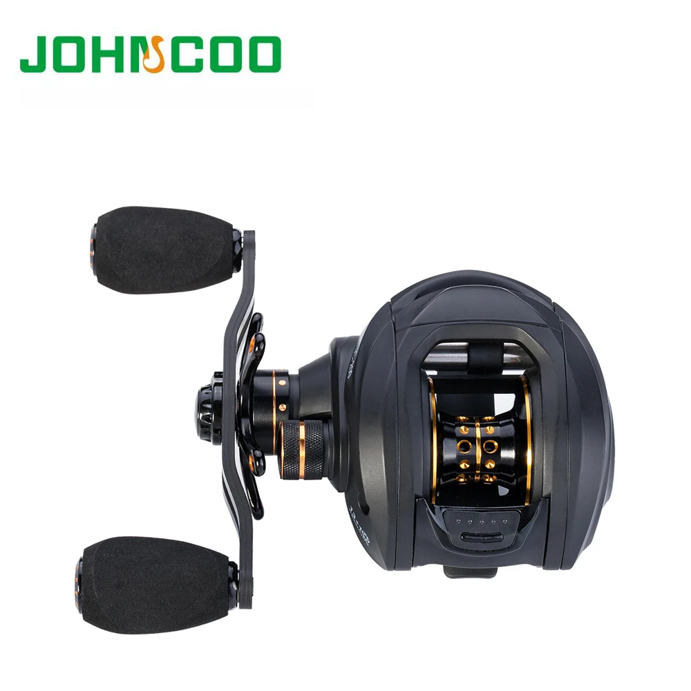 JOHNCOO новая катушка baitcasing 13 + 1 подшипники 6 3: супер легкие магнитные и центробежные