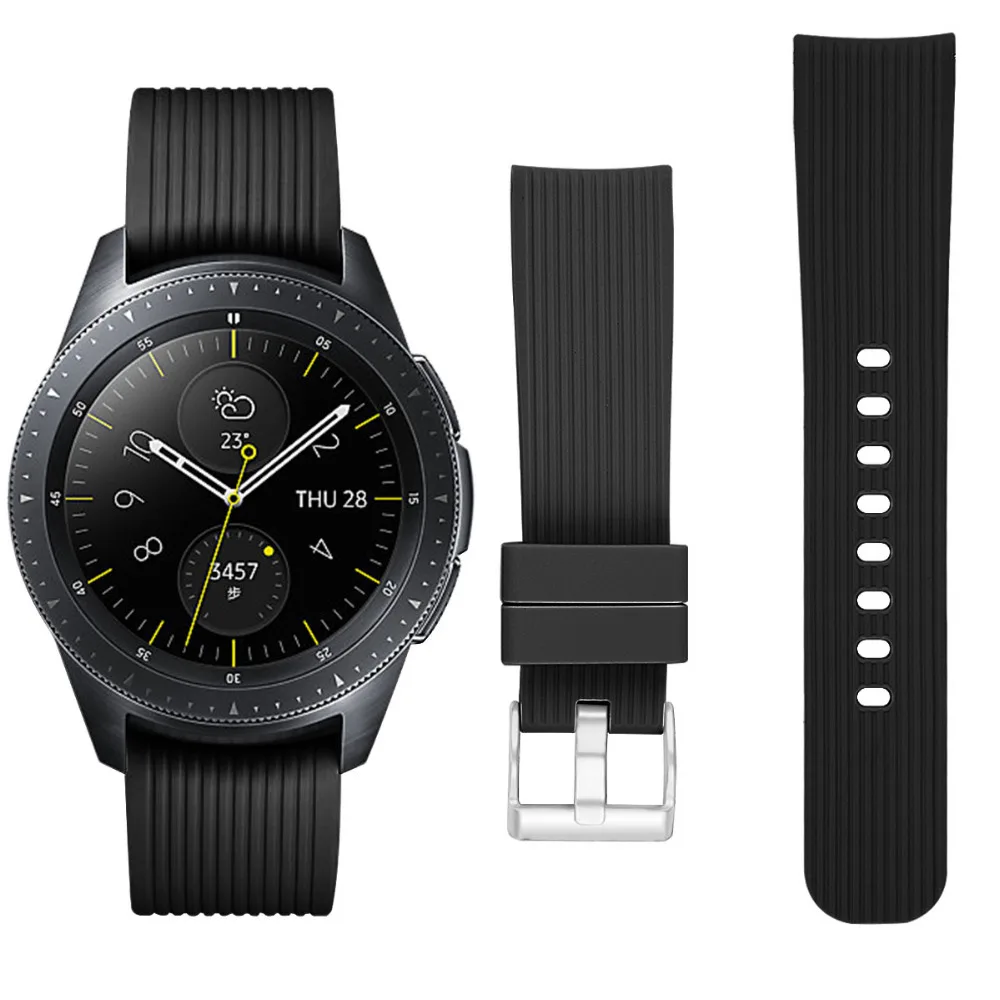 Силиконовый 2018 Новый ремешок для часов Samsung Galaxy Watch 42 мм SM-R810 смарт-ремешок