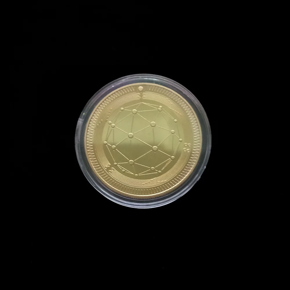 QTUM Квантовая Монета Золото Биткоин памятный круглый коллекционеры монета бит монеты цифровая валюта