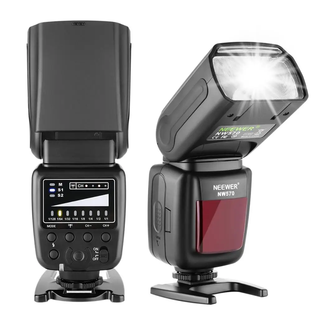 Вспышка Neewer Speedlite с беспроводной системой 2 4G и 15 канальным передатчиком для