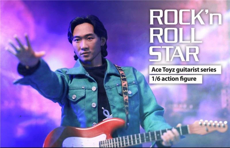 В наличии 1/6 Full Ace Toyz AT 007 За Band певица ка Куи Вонг рок н ролл звезда гитариста Star