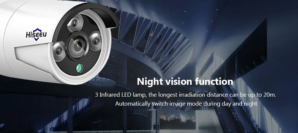 Hiseeu 4CH Беспроводной CCTV Системы 1080P 1 ТБ 4 шт. 2MP NVR IP IR-CUT наружная ip-камера видеонаблюдения безопасности Системы системы видеонаблюдения