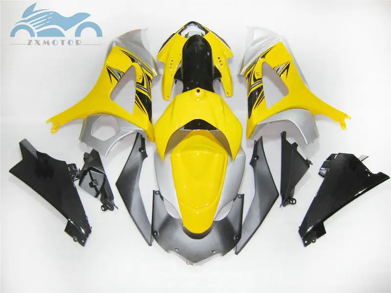 Полный комплект флейт для Suzuki GSXR 1000 GSXR1000 2007 2008 K7 K8 обтекателей из АБС пластика 07 08