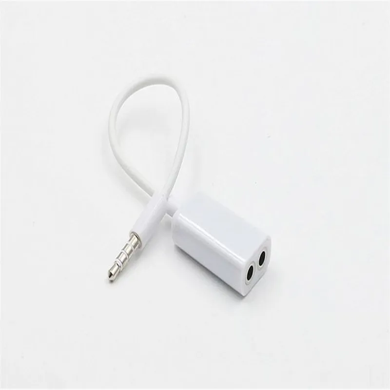 Useful 3.5mm Stereo Splitter Audio Male To Earphone Headset + Microphone Adapter Headphone for MP3 Tablet Cellph | Мобильные