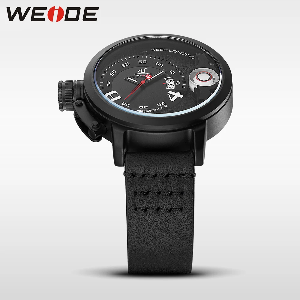 Часы WEIDE брендовые Роскошные Мужские кварцевые спортивные наручные часы из