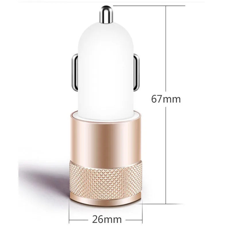 Автомобильное зарядное устройство Mini Dual USB 2 порта универсальное автомобильное 1