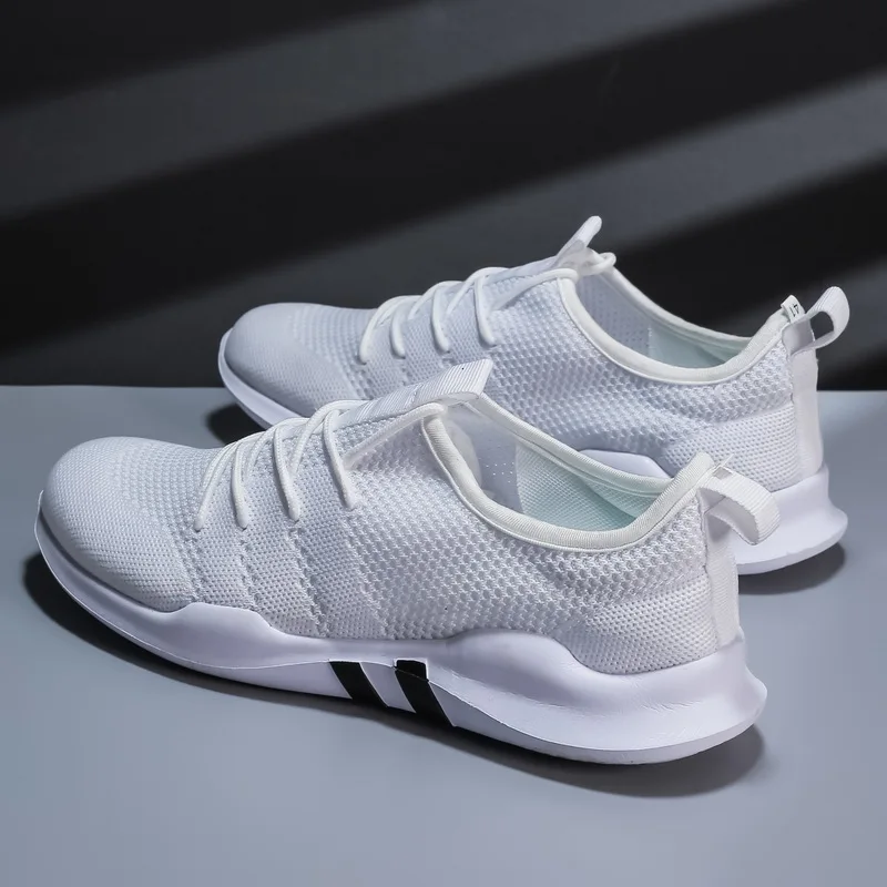 Summer Fashion Mens Casual Shoes Lace-Up Breathable Sneakers Trainers Light shoes male Big size Zapatillas Hombre | Обувь
