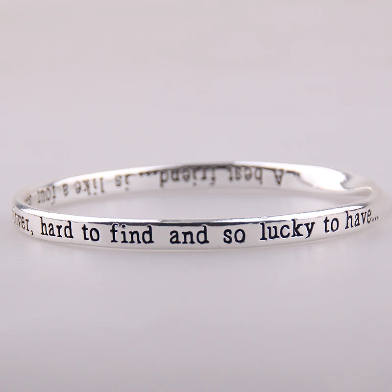 Браслеты из сплава с надписью Лучшие друзья|inspirational bangles|bangle braceletmetal bangle bracelet |