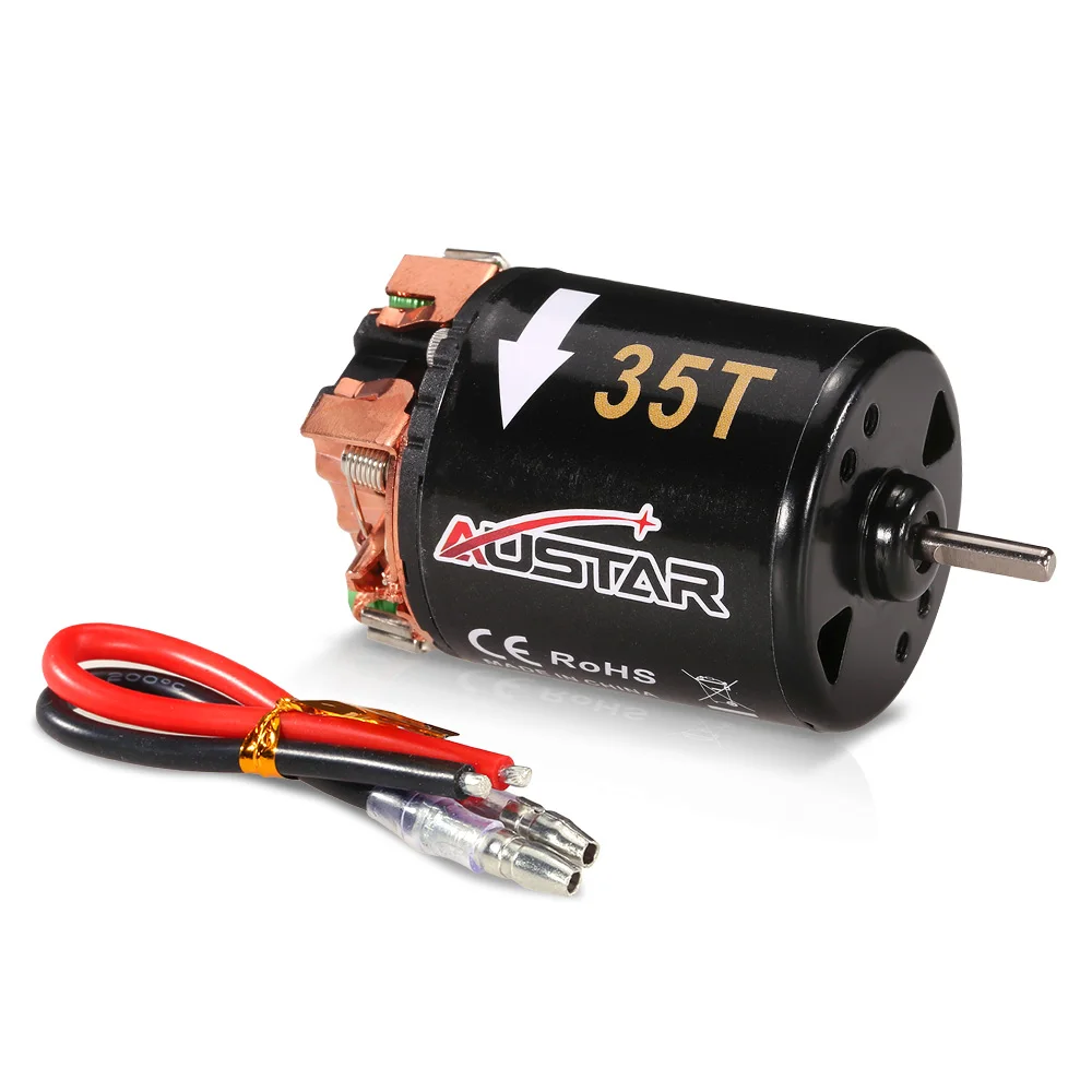 Новый AUSTAR 540 35T матовый двигатель для 1/10 внедорожников монстр грузовик Bigfoot RC