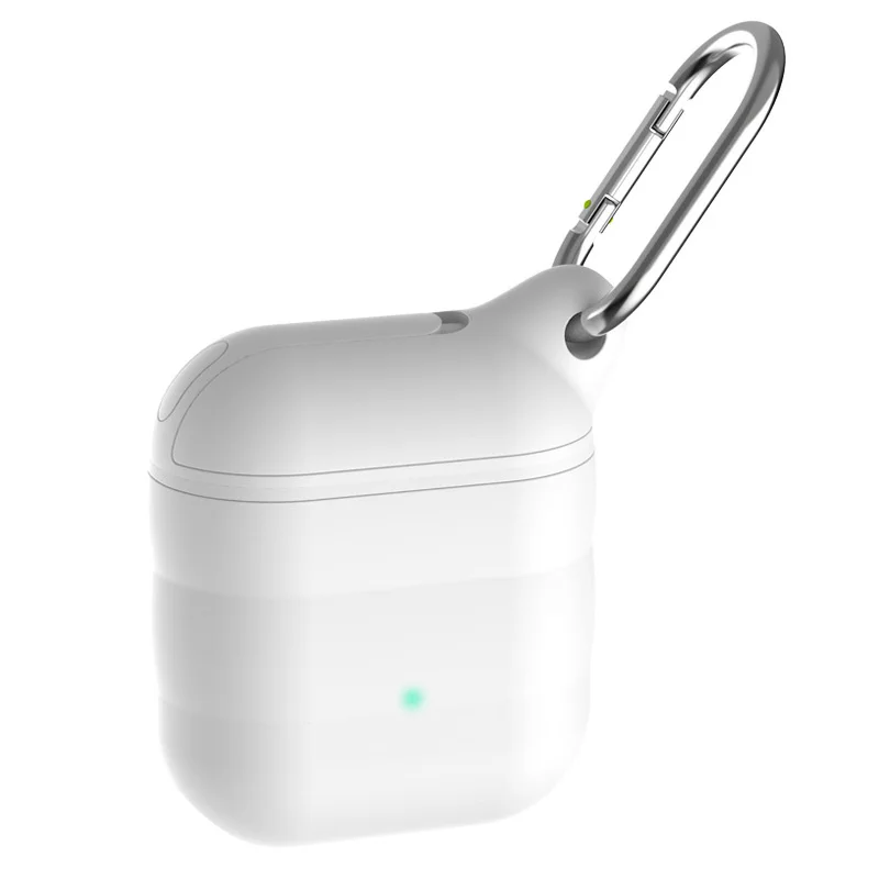 F1-No headphones Waterproof Case For Apple AirPods Cover For Waterproof Case Supports Wireless Charging AirPods Case Accessories - Цвет: F1-No headphones