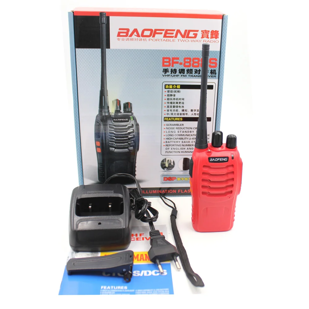 Оригинальный BAOFENG BF 888S UHF400 470MHz 5 Вт 16CH Ham двухстороннее радио иди и болтай Walkie Talkie