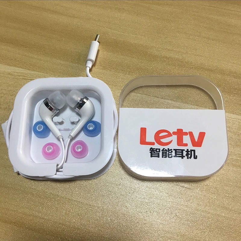 Новый LeTV Тип-c гарнитура 3 5 мм проводной Управление спортивные наушники-вкладыши
