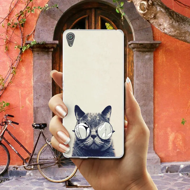 Мягкий силиконовый чехол для мобильного телефона Sony Xperia XA XZ Z Z1 Z2 Z3 Z4 Z5 Compact E3 E5 T3 M2 M4