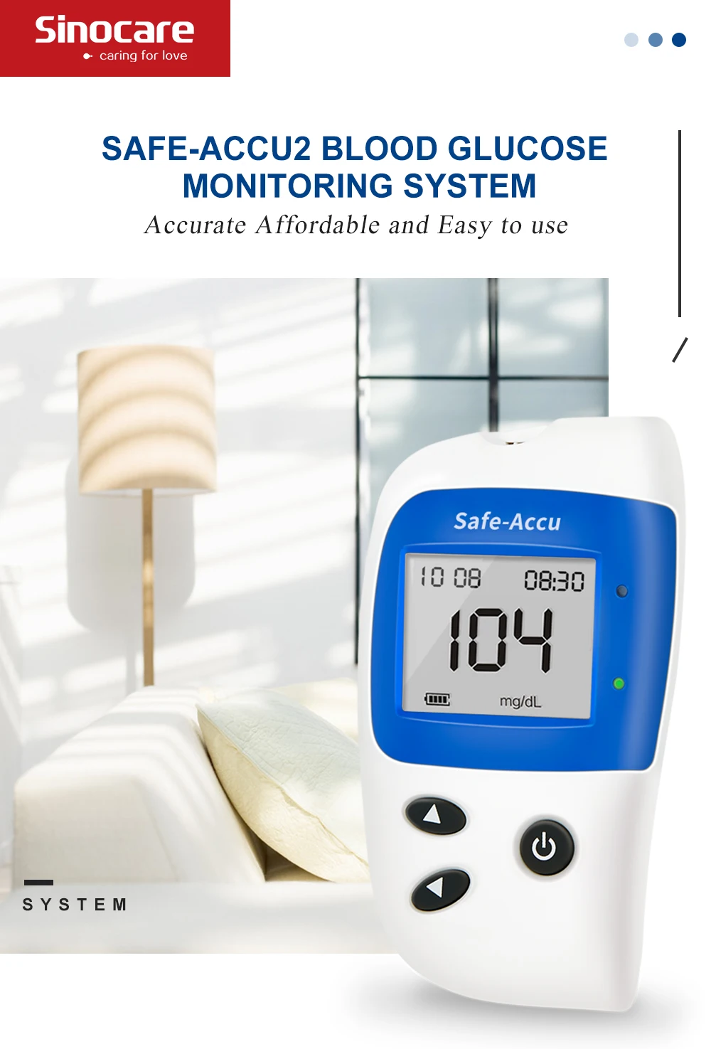 SINOCARE Safe-Accu2 глюкометр измеритель уровня глюкозы в крови 150 тест-полоски ланцеты надежный точный тест er мониторинг глюкозы медидор