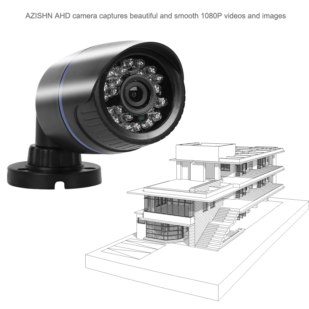 Камера видеонаблюдения HD 1080P AHD 2 0 МП ИК ночное видение|video surveillance cameras|outdoor waterproof
