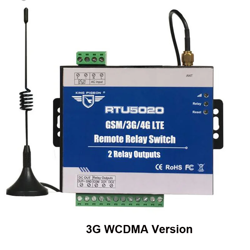 GSM 3G 4G SMS дистанционные реле (2 релейных выхода) для удаленного