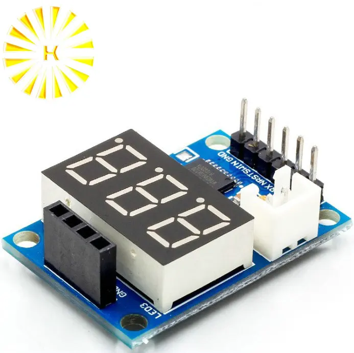 

Ultrasonic Distance Measurement Control Board HC-SR04 Test Board Rangefinder Digital Display Serial Output Connector