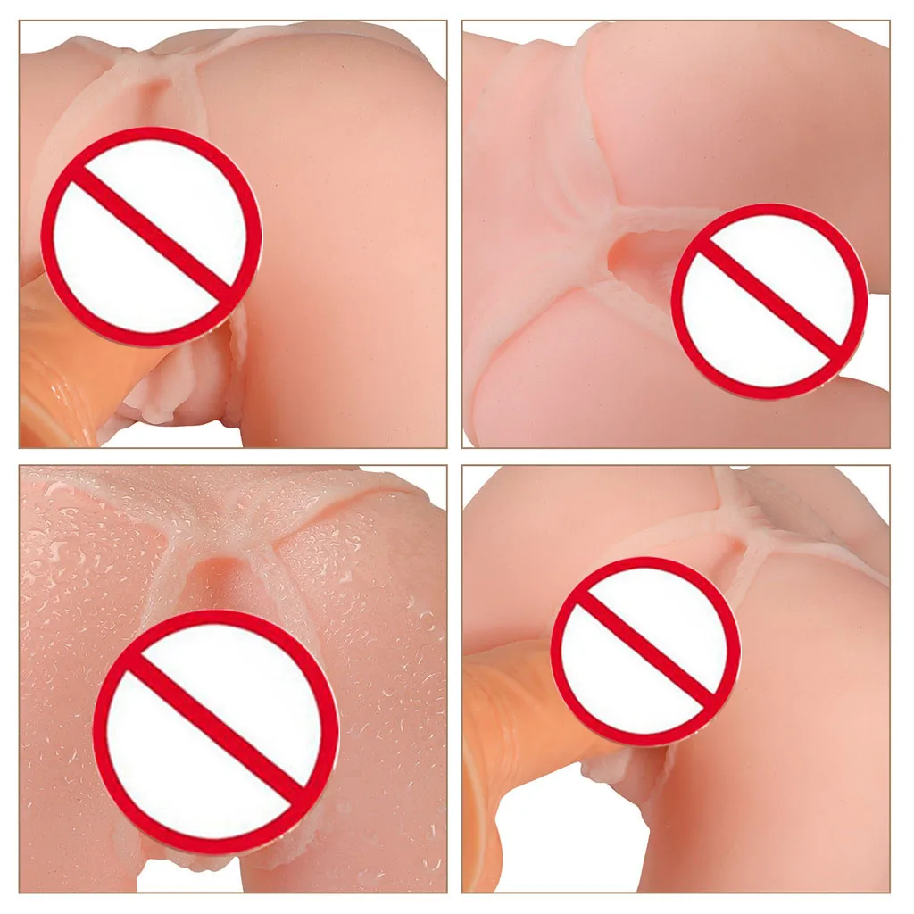 3D реалистичный поддельный Мужской мастурбатор в форме попки настоящая Вагина и