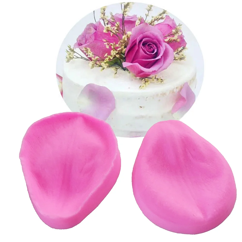 

3D режим печати лепестки листьев штампованные зажимные детали силиконовые формы помадка сторонний Printinga инструменты для украшения торта T1027