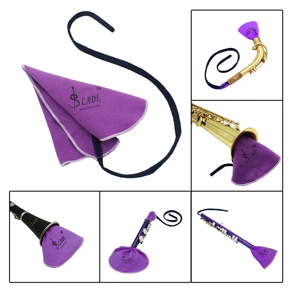 Кларнет пикколо флейта Sax Saxphone салфетка для очистки внутри трубы инструменты и