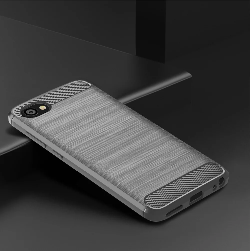 For HTC Desire 12 Plus case soft carbon fiber shockproof bumper full protection silicone for cover |