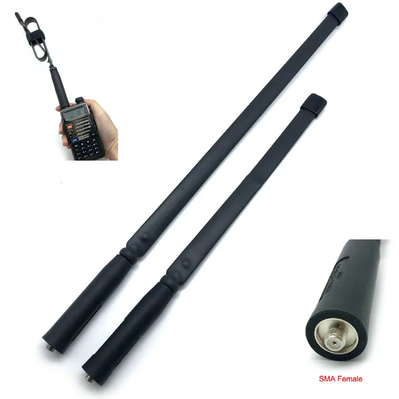 

Tactical CS SMA-F SMA Female Dual Band VHF UHF 144/430Mhz Foldable Antenna For Baofeng UV5R UV-5R UV-82 UV5R GT-3 Walkie Talkie