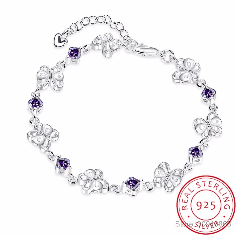 Женский браслет LEKANI из настоящего стерлингового серебра 925 пробы|fine jewelry|bangle