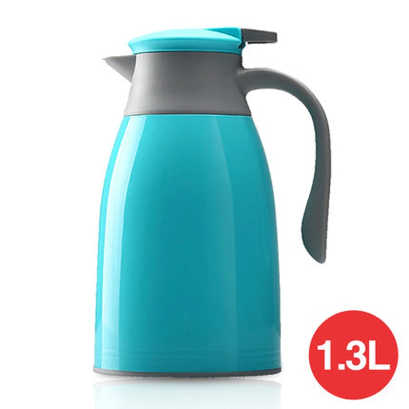 Стеклянный долговечный вакуумный термос с двойными стенками чайник л чай кофе