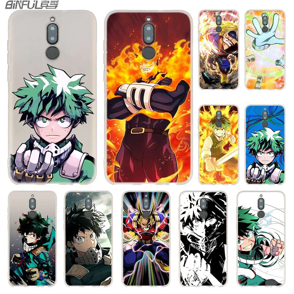 Чехлы для телефонов с аниме Моя геройская Академия Huawei Mate 30 20 10 Lite Pro Мягкий