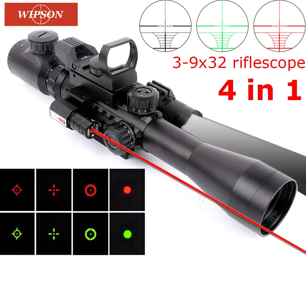 WP Tactical aim Red Dot прицел оптический прицел голосолнце устройство прицеливания QD высокий Железнодорожный стояк крепление Kill Flash фильтр Комбинированный коллимативный