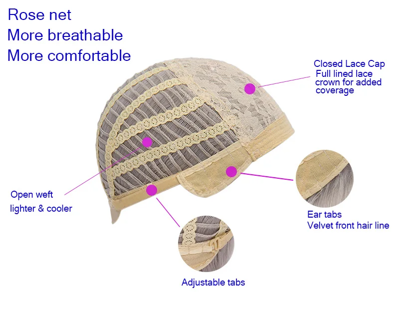 Короткие радужные прямые женские парики Similler термостойкие для костюмированной