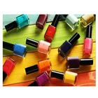 Полная Алмазная вышивка, красочная наклейка для ногтей, головоломка сделай сам, алмазная живопись, мозаика, квадратные и круглые картины