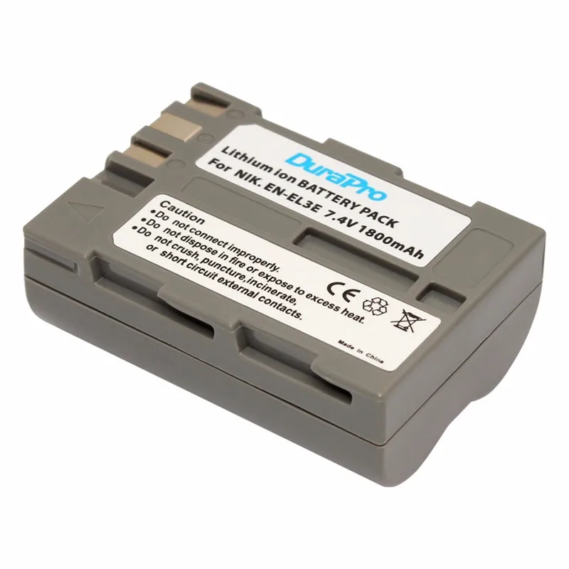 2 предмета EN-EL3e EL3e 7,4 V 1800 мА/ч, Камера Батарейки+ ЖК-дисплей USB Зарядное устройство для Nikon D70 D70S D80 D90 D100 D200 D300 D300S D700 Камера