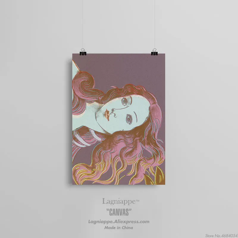 L 807 Рождение Венеры andy warhol pop art эстетическое искусство для дома дети Гостиная Спальня Декор печать плакат картина Картина настенное искусство холст - Цвет: L 807