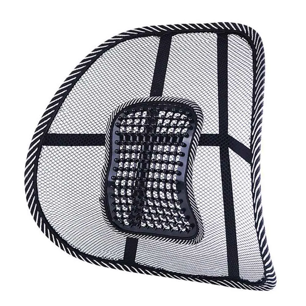 Автомобильный Поддержка массажное кресло поясничная подушка для опоры поясницы сетчатая Вентиляция