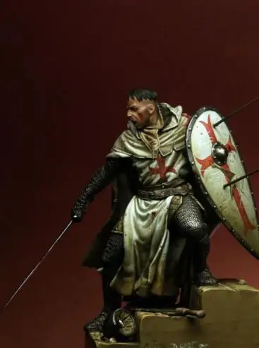 1/18 90 мм resin смола фигурка древний Рыцарь тамплиер