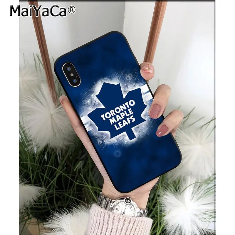 MaiYaCa Toronto Maple Leafs ТПУ Мягкий силиконовый чехол для телефона чехол для iPhone X XS MAX 6 6s 7 7plus 8 8Plus 5 5S SE XR