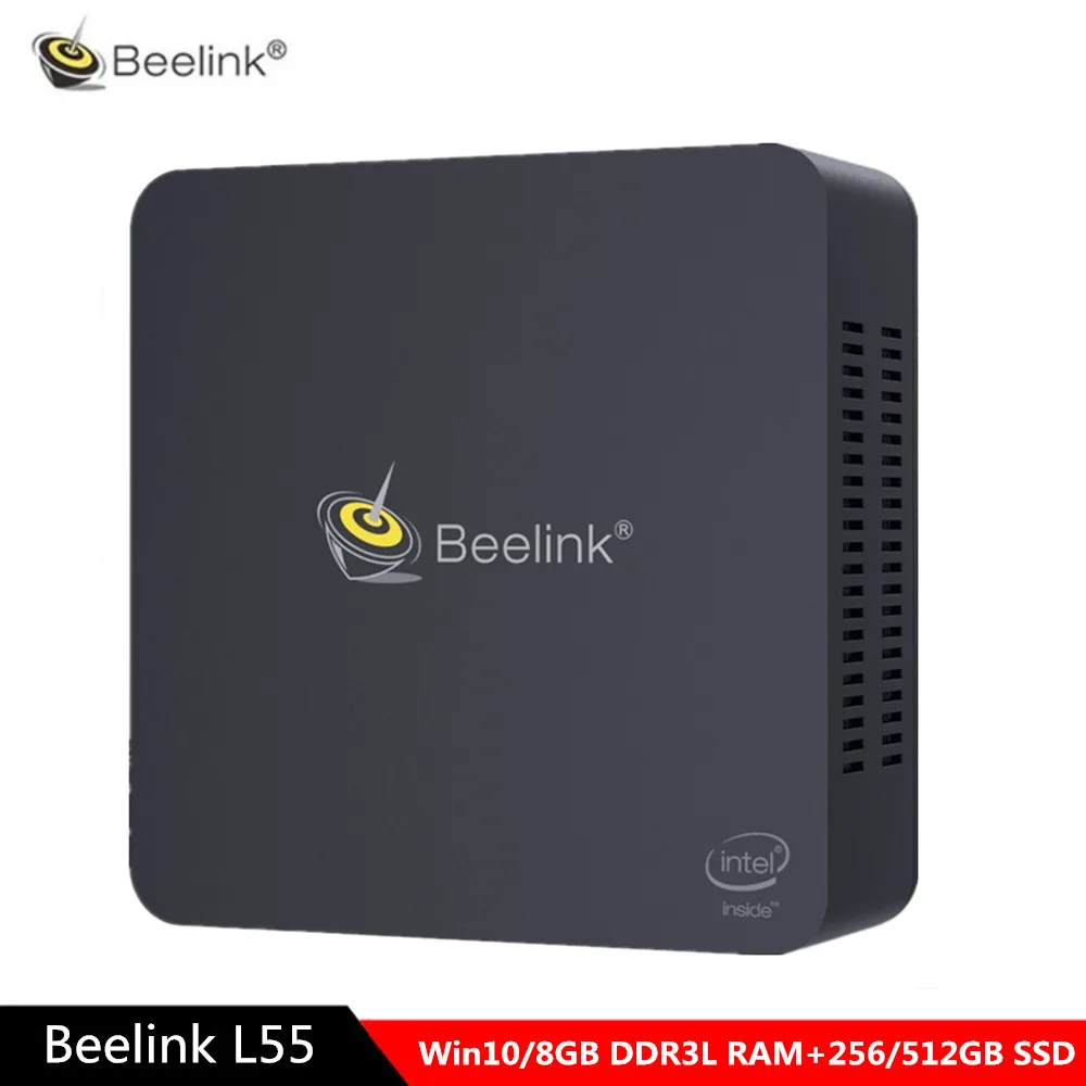 Beelink L55 Мини ПК Windows 10 Intel Core i3 5005U Intel HD Graphic 5500 8 Гб 256/512 ГБ SSD 2,4+ 5,8 ггц WiFi 1000 Мбит/с Bluetooth 4,0
