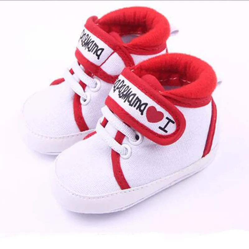 Новорожденные Prewalker мальчики девочки мягкая подошва Bebe Младенческая обувь
