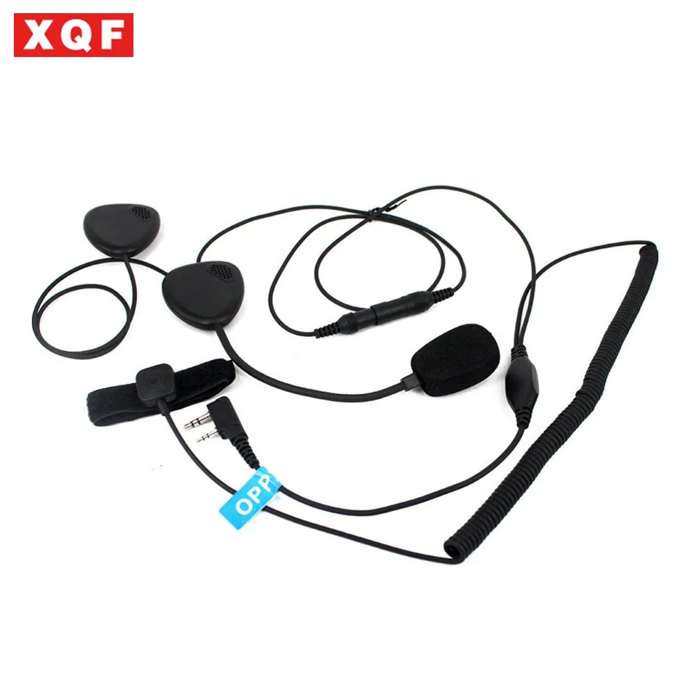 

XQF 2 Pin Finger PTT Motorcycle Helmet Radio Headset Microphone For Kenwood 3207 BAOFENG UV5R UV5RA Ham Radio Walkie Talkie
