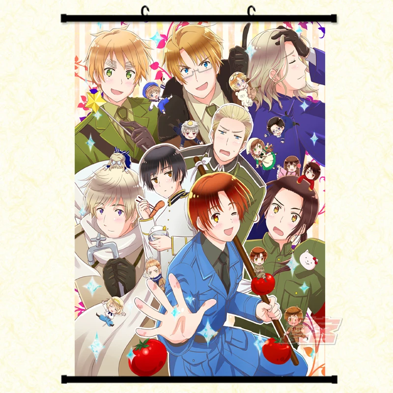 Японское аниме Hetalia: Axis Powers Иван Брагинский и Яо Ван фелициано Варгас домашний
