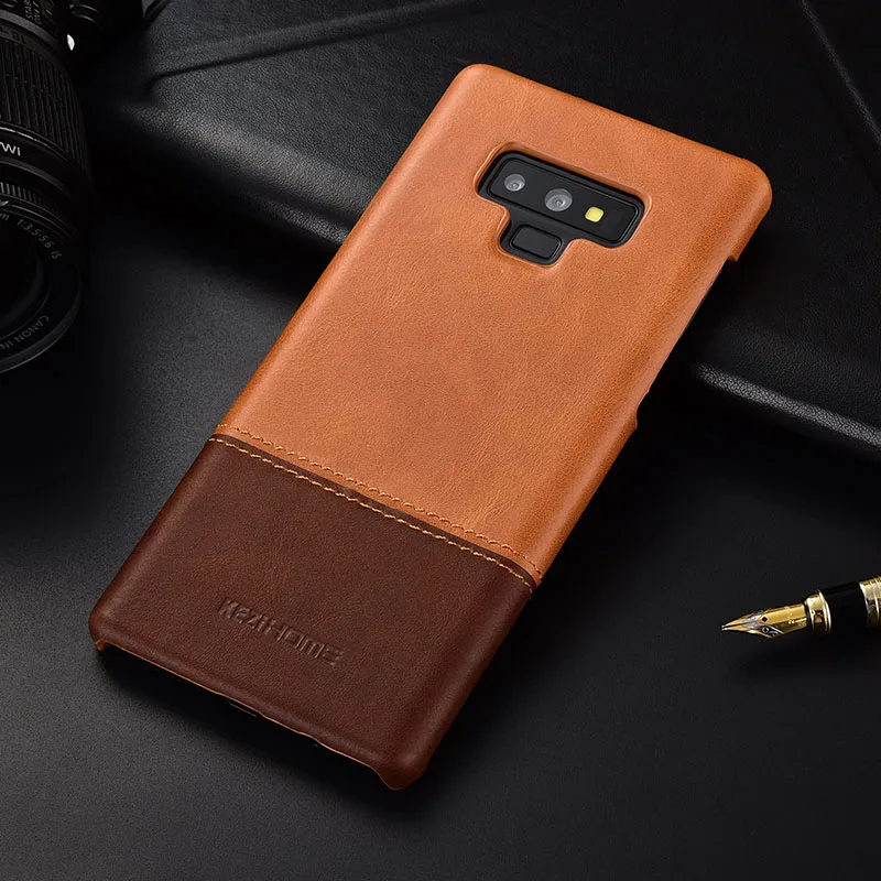Чехол для samsung Galaxy Note 9 KEZiHOME, роскошный, хит цвета, натуральная кожа, твердая задняя крышка, Капа для samsung note9, чехол для телефона s