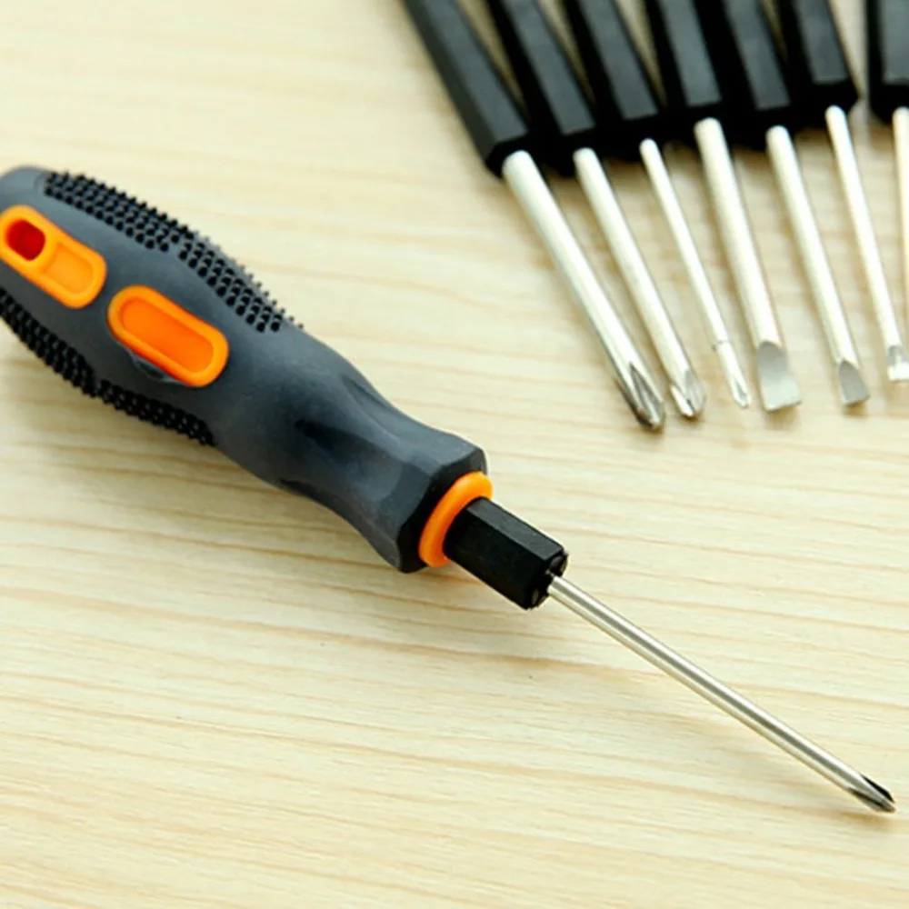 Mini 8-in-1 Multi Function Screwdriver Tool Kit Computer Repair Equipment Stainless Steel Screw Bits Portable Hand Tools | Инструменты