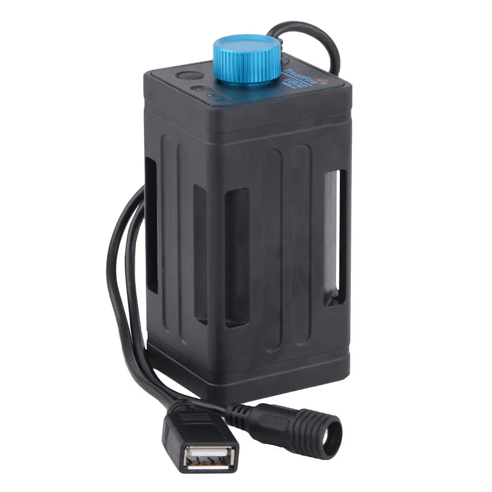 Прочный портативный водонепроницаемый чехол для батарейки коробка с USB