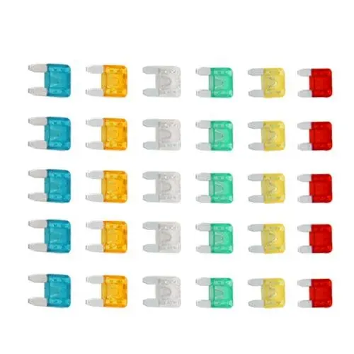 Набор 30 Mini fusible enchufable para Coche Moto Automovil в наличии бесплатная доставка|mini fusible|fusible