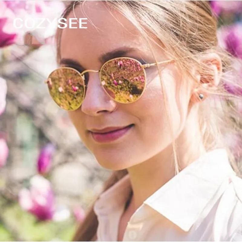 Женские Маленькие красные солнцезащитные очки женские классические Брендовые