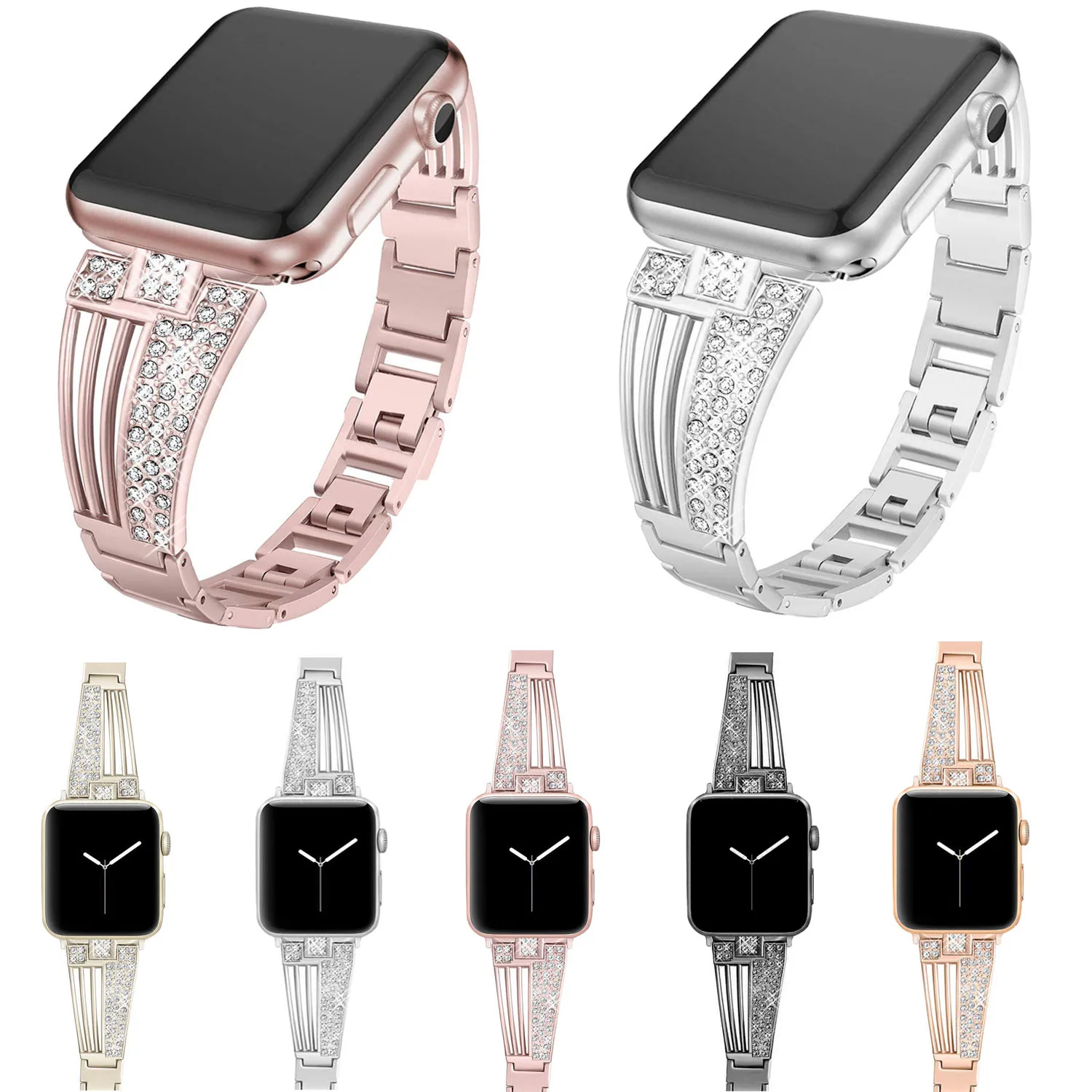 Ремешок Женский Для Apple Watch Series 1 2 3 4 сменный Браслет для iWatch 38/42 мм 40/44 | Наручные